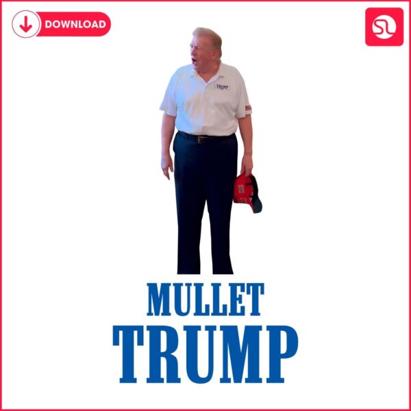 Trumps Hilarious Mullet Makeover Meme PNG Download