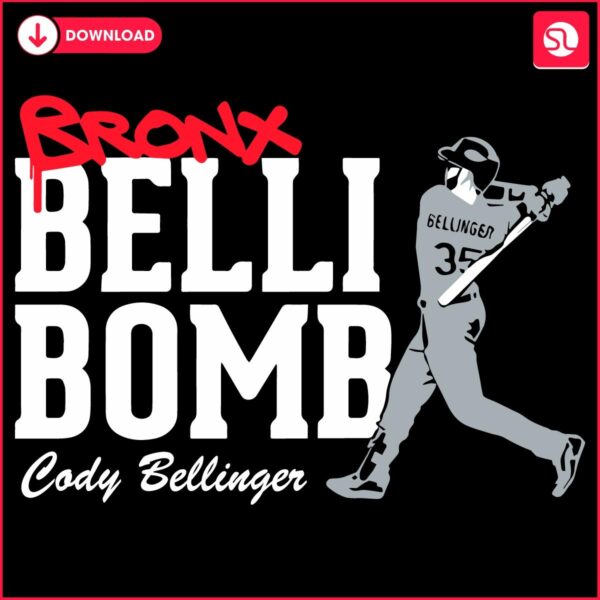 Cody Bellinger SVG Bronx Belli Bomb Design