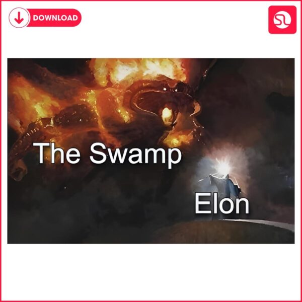 Funny Elon Musk Meme in PNG Swamp Edition