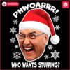 Gregg Wallace in Santa Hat Festive Fun in PNG Format