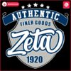 Authentic Vintage Zeta Phi Beta 1920 SVG Design