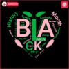 Celebrate Black History with Alpha Kappa Alpha SVG