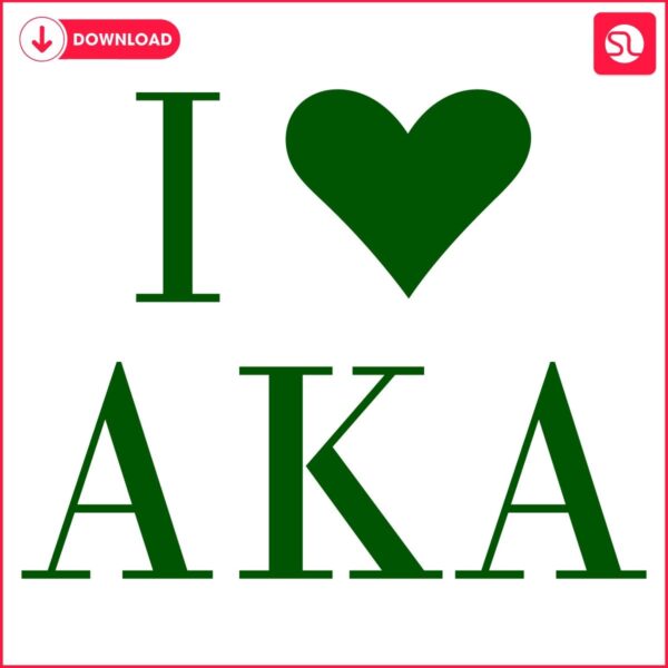 AKA Alpha Kappa Alpha SVG Show Your Love