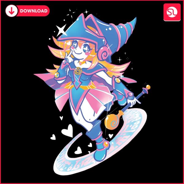 Enchanting Dark Magician Girl YuGiOh PNG