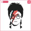 Harry Potter Meets Ziggy Stardust Bowie Magic in SVG