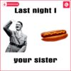 Sisters Hot Dog Antics Hilarious Meme in PNG