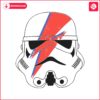 Stylish Ziggy Stardust Stormtrooper SVG Tribute to Bowie