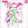 Pink And Green Pretty Girl Alpha Kappa Alpha Sorority SVG