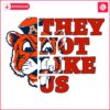 Not Like Us Auburn Tigers College Football SVG Design