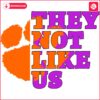 SVG Design Clemson Tigers Football Not Like the Rest