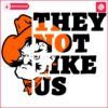 SVG Design Oklahoma State Cowboys They Dont Like Us