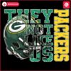 Glitter Green Bay Packers Theyre Not Like Us SVGPNG