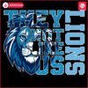 Sparkling Detroit Lions PNG Theyre Not Like Us