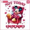 Retro Mickey Not Today Cupid PNG