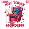 Retro Stitch Not Today Cupid PNG