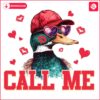 Valentine Call Me Duck Lover PNG