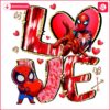 Valentine Love Super Hero PNG