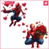 Valentine Spider Man Cartoon Character PNG