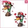 Valentines Duck Lover Hunting PNG