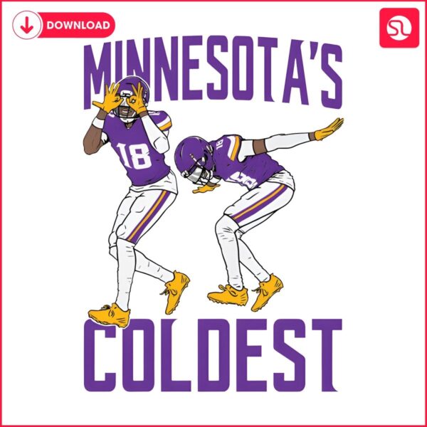 Chill Like Justin Jefferson Minnesota Vikings SVG Design