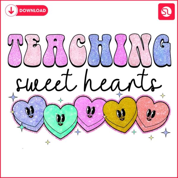 Glitter Heart Valentine SVG for Sweet Teachers