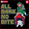 All Bark No Bite Funny Notre Dame vs Georgia Bulldogs SVG