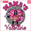 Glitter Mamas Candy Heart Checkered Valentine PNG