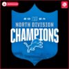 Detroit Lions Back To Back 2024 North Division Champions PNG