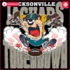 Jacksonville Jaguars Tuchdown Nfl Tasmanian Devil SVG