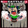 Seattle Seahawks Tuchdown Nfl Tasmanian Devil SVG