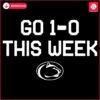 Go 1 0 This Week Penn State Nittany Lions Football SVG