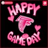 Valentines Day Atlanta Falcons Happy Gameday SVG