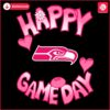 Valentines Day Seattle Seahawks Happy Gameday SVG