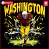 Washington Commanders Skeleton Football Player PNG