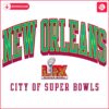 2025 New Orleans Retro City of Super Bowls PNG