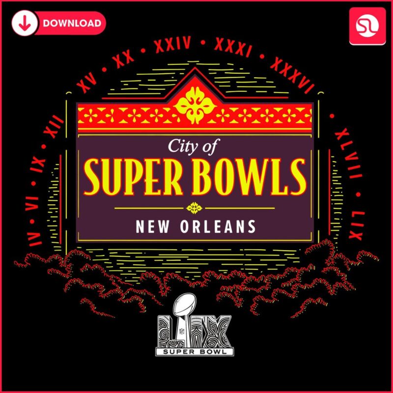 new orleans super bowl host years since 2025