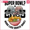 Snack Bowl 2025 Super Bowl Treats in PNG Style