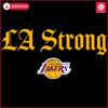 SVG Los Angeles Lakers Boldly La Strong