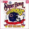 Chicago Bears Super Bowl Champions New Orleans 1986 PNG