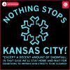 Kansas City Only Snow Can Halt Us SVG Design