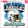 Retro NFL Los Angeles Chargers Helmet Logo in PNG Format