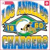 Retro Vintage 1960 Los Angeles Chargers Nfl Football Helmet PNG