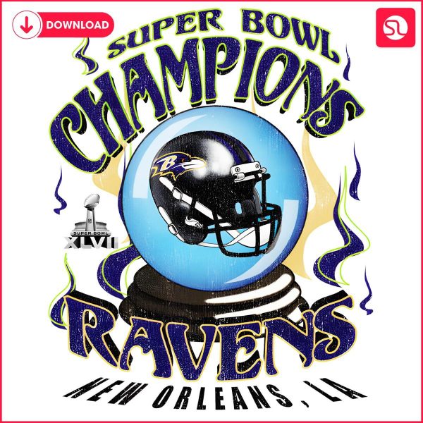 Vintage Baltimore Ravens Super Bowl Champions Xlvii PNG