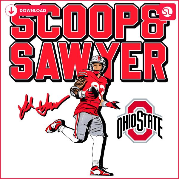 Jack Sawyers Epic Ohio State Scoop Score Buckeyes PNG