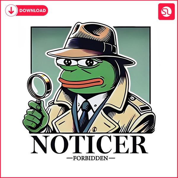 Pepe the Sleuth Forbidden Detective PNG