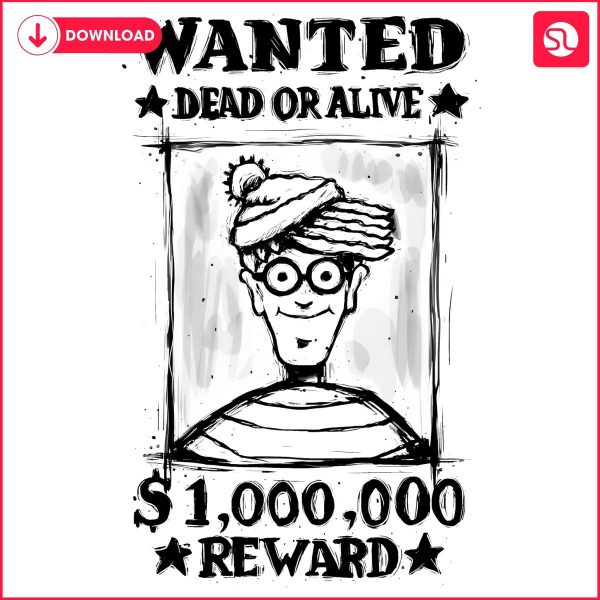 Waldo 1 Million Bounty Capture in PNG or SVG