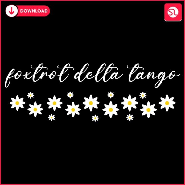 Floral Foxtrot Subtle AntiTrump SVG Delight