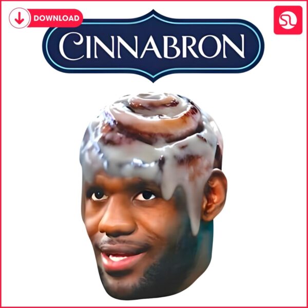 Lebron James Cinnabron Meme Magic PNG Style