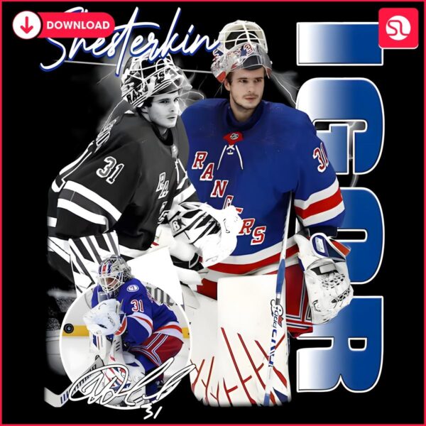 Igor Shesterkin New York Rangers NHL Star PNG