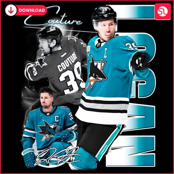 Logan Couture San Jose Sharks NHL Star in PNG Format